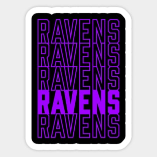 RAVENS Sticker